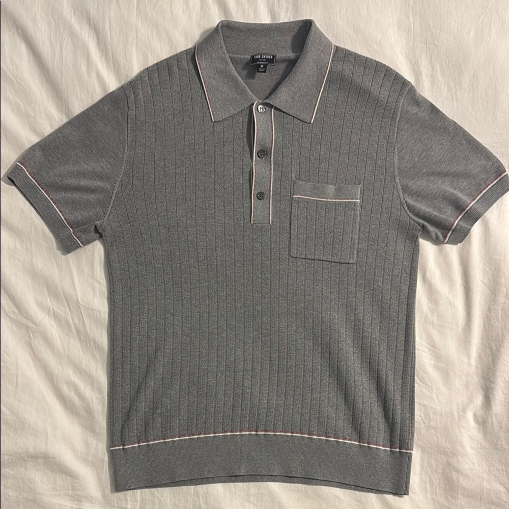 Tod Snyder Gray Polo Shirt